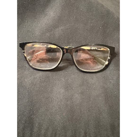 Escada Eyeglasses Frames Only, VESB04K COL.0700, 135, Black/Brown main image 4